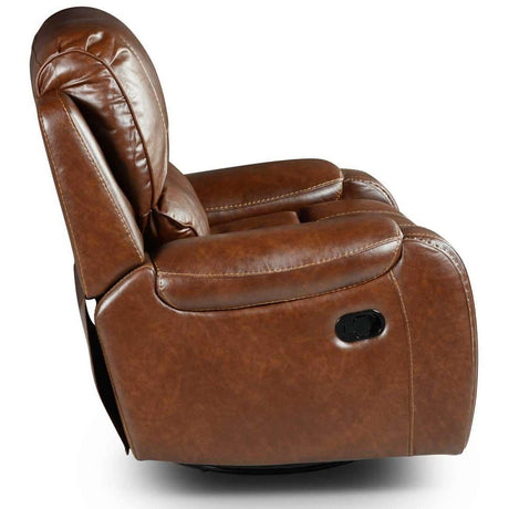  Steve Silver Furniture Keily KE800C Swivel Glider Recliner Chair - Brown IMAGE 8