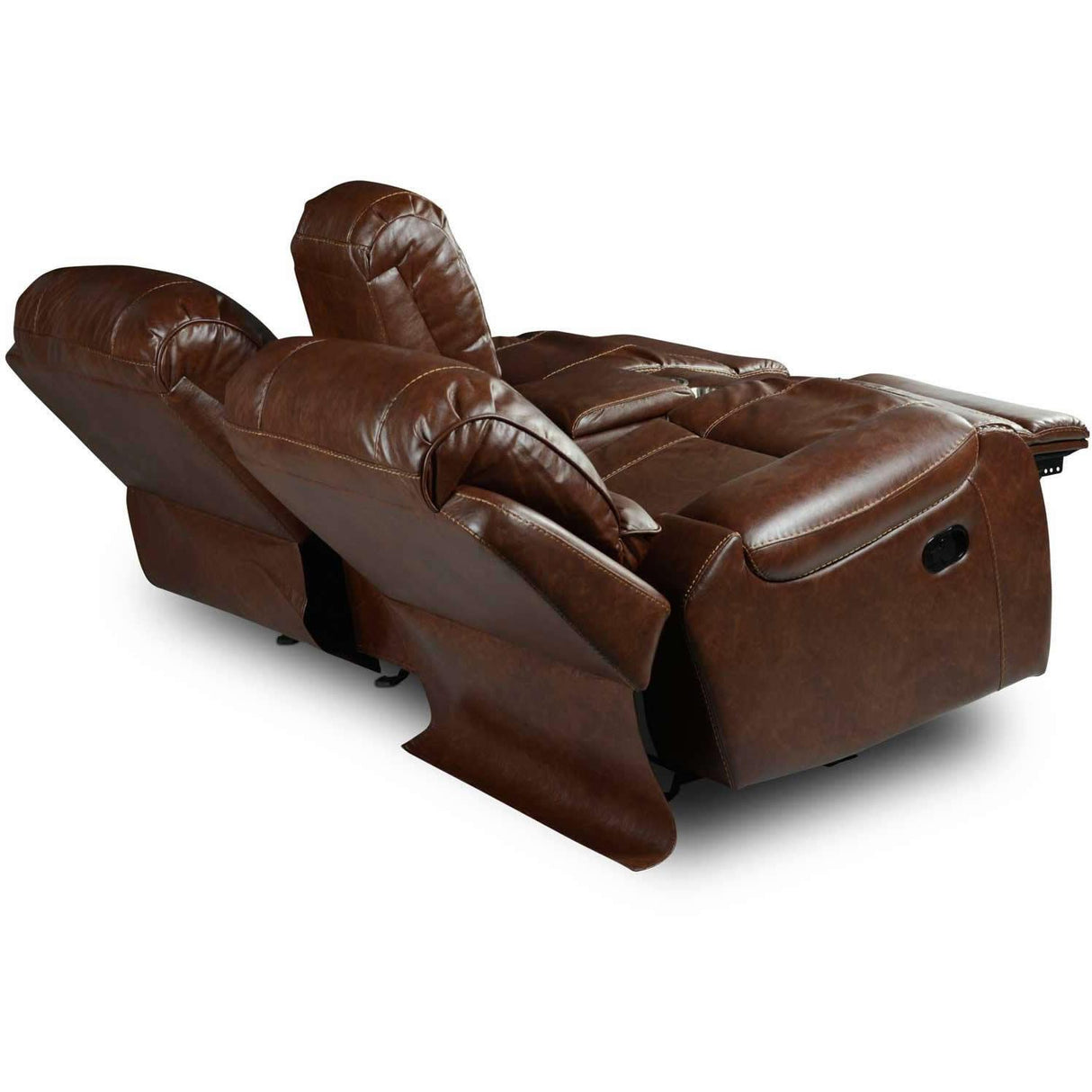  Steve Silver Furniture Keily KE800CL Glider Recliner Loveseat - Brown IMAGE 7