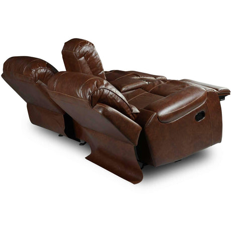  Steve Silver Furniture Keily KE800CL Glider Recliner Loveseat - Brown IMAGE 7