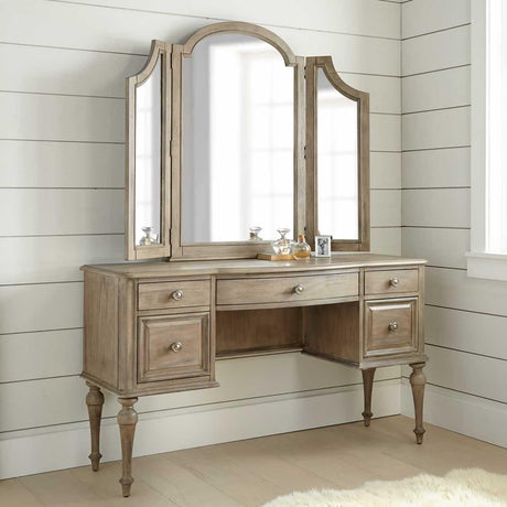  Steve Silver Furniture Highland Park HP900 3-Piece Vanity Set - Driftwood IMAGE 3