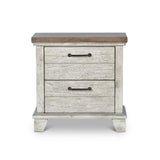  Steve Silver Furniture Bear Creek BC900NS Nightstand - White Smoke IMAGE 1