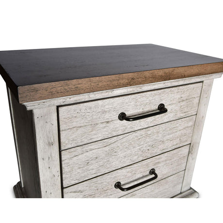  Steve Silver Furniture Bear Creek BC900NS Nightstand - White Smoke IMAGE 5