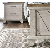  Steve Silver Furniture Bear Creek BC900 King Panel Bed - White Smoke IMAGE 4