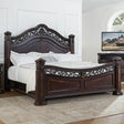  Steve Silver Furniture Monte Carlo RE163SS King Poster Bed IMAGE 1