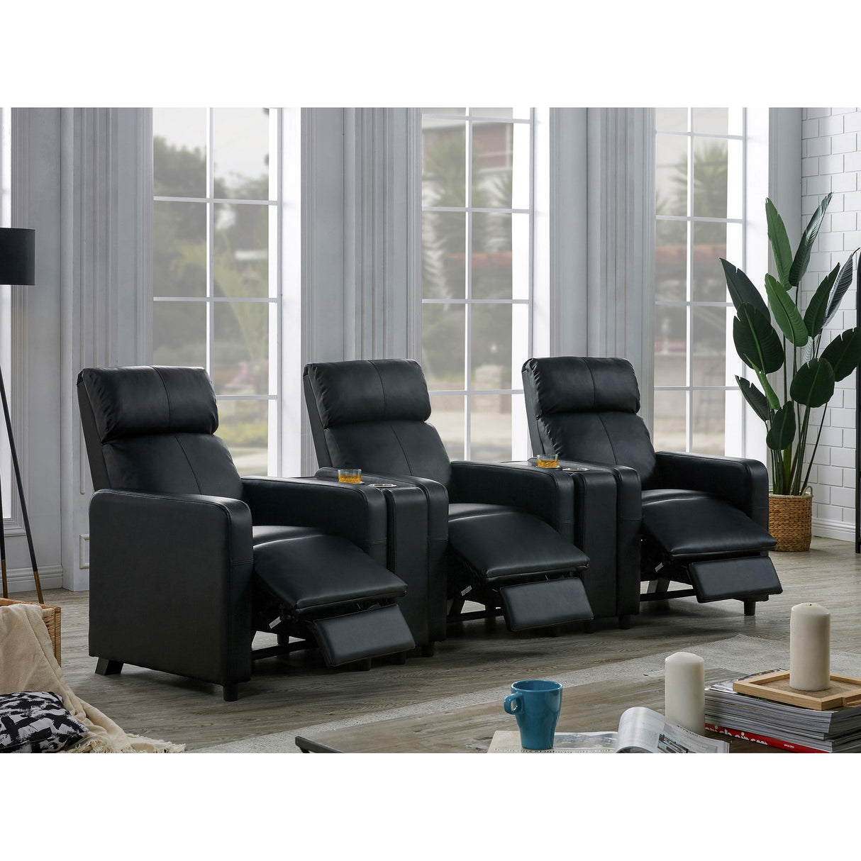  Coaster Furniture Toohey 600181-S3A 5 pc Home Theater Seating IMAGE 14