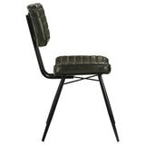  Coaster Furniture Misty 110652 Leather Upholstered Dining Chair - Espresso IMAGE 7