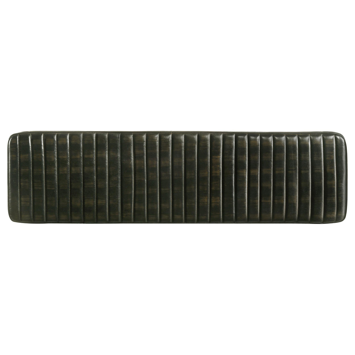  Coaster Furniture Misty 110653 Leather Upholstered Dining Bench - Antique Espresso IMAGE 5