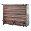  Coaster Furniture Joe 182071 5-shelf Composite Wood Home Bar Wine Cabinet - Aged Oak IMAGE 1