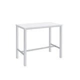 Coaster Furniture Natividad 182525 5-piece Pub Height Bar Table Set - White High Gloss IMAGE 2