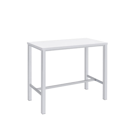  Coaster Furniture Natividad 182525 5-piece Pub Height Bar Table Set - White High Gloss IMAGE 2