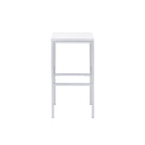  Coaster Furniture Natividad 182525 5-piece Pub Height Bar Table Set - White High Gloss IMAGE 6