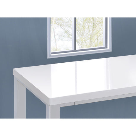  Coaster Furniture Natividad 182525 5-piece Pub Height Bar Table Set - White High Gloss IMAGE 7