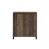 Coaster Furniture Arlington 182852 Sliding Door Home Bar Wine Cabinet - Rustic Oak IMAGE 5