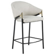  Coaster Furniture Chadwick 183436 Fabric Upholstered Counter Chair - Beige IMAGE 1