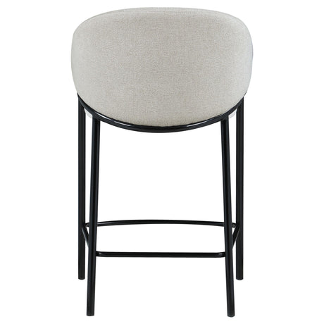  Coaster Furniture Chadwick 183436 Fabric Upholstered Counter Chair - Beige IMAGE 6