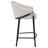  Coaster Furniture Chadwick 183436 Fabric Upholstered Counter Chair - Beige IMAGE 8