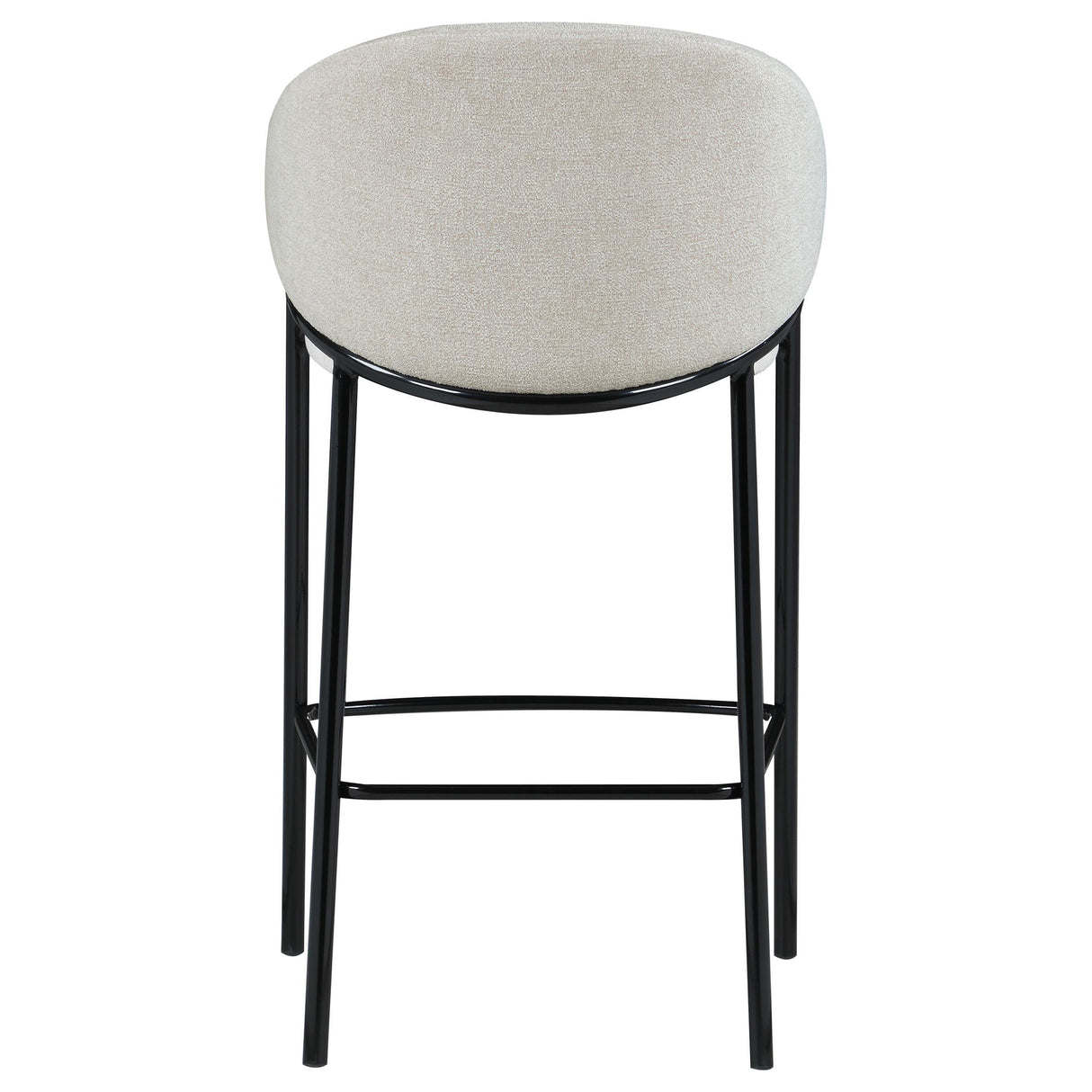  Coaster Furniture Chadwick 183437 Fabric Upholstered Bar Chair - Beige IMAGE 6