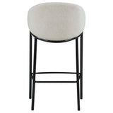  Coaster Furniture Chadwick 183437 Fabric Upholstered Bar Chair - Beige IMAGE 6