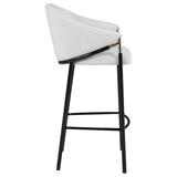  Coaster Furniture Chadwick 183437 Fabric Upholstered Bar Chair - Beige IMAGE 8