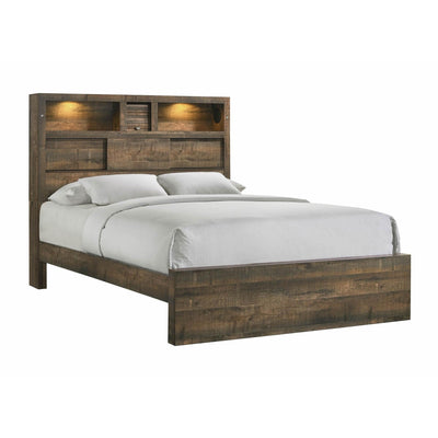 Elements International Bailey BY520TB Twin Bookcase Bed with Bluetooth IMAGE 1