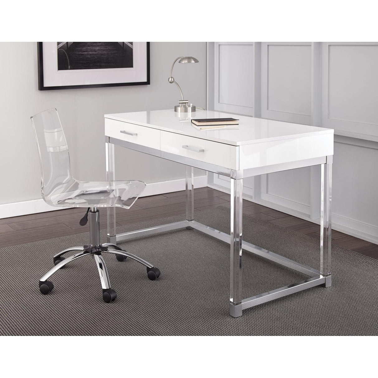  Steve Silver Furniture Everett ET200DW Desk IMAGE 3