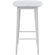  Steve Silver Furniture Hilton HI600CSW Counter Height Stool - White IMAGE 1
