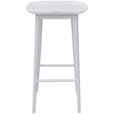  Steve Silver Furniture Hilton HI600CSW Counter Height Stool - White IMAGE 1