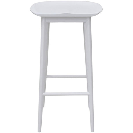  Steve Silver Furniture Hilton HI600CSW Counter Height Stool - White IMAGE 1
