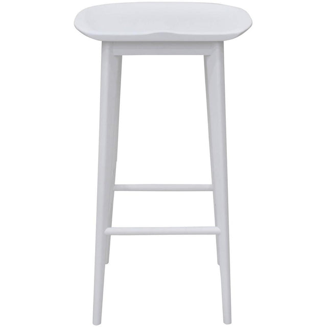  Steve Silver Furniture Hilton HI600CSW Counter Height Stool - White IMAGE 1