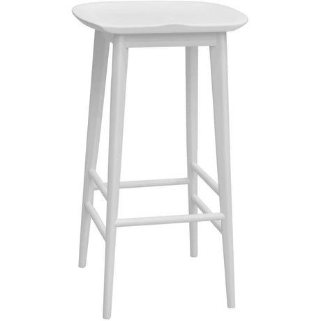  Steve Silver Furniture Hilton HI600CSW Counter Height Stool - White IMAGE 2