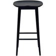  Steve Silver Furniture Hilton HI600CSB Counter Height Stool - Black IMAGE 1