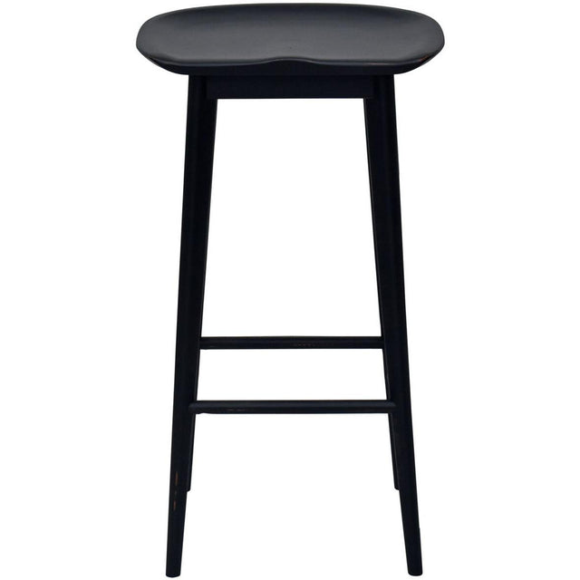  Steve Silver Furniture Hilton HI600CSB Counter Height Stool - Black IMAGE 1