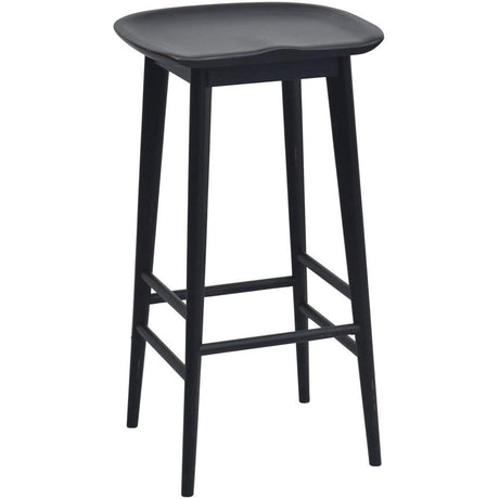  Steve Silver Furniture Hilton HI600CSB Counter Height Stool - Black IMAGE 2