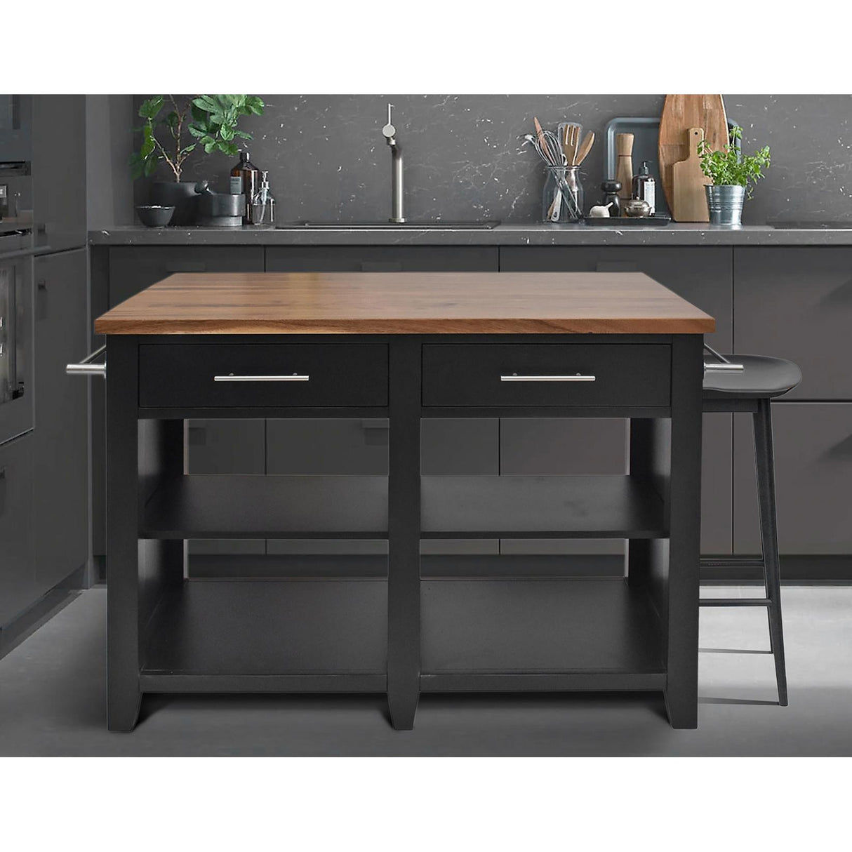  Steve Silver Furniture Hilton HI600CSB Counter Height Stool - Black IMAGE 5