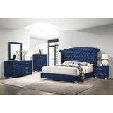  Coaster Furniture Melody 223373 6-Drawer Upholstered Dresser - Pacific Blue IMAGE 3