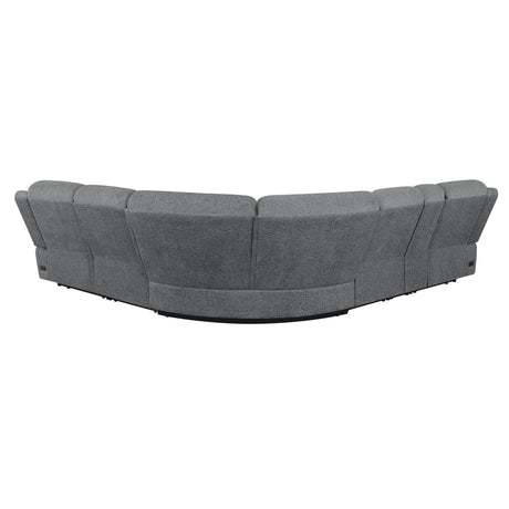  Coaster Furniture Bahrain 609540 6 pc Reclining Sectional IMAGE 3