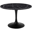  Steve Silver Furniture Colfax CF450KDBMT Round Dining Table - Black IMAGE 1