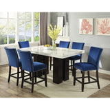  Steve Silver Furniture Camila CM420WT540PB Counter Height Dining Table - White/Espresso IMAGE 3