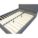  Steve Silver Furniture Isadora ID890QBEDG Queen Platform Bed - Gray IMAGE 2
