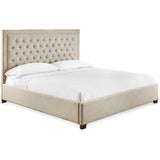  Steve Silver Furniture Isadora ID890KBEDS King Platform Bed - Sand IMAGE 1