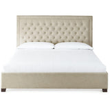  Steve Silver Furniture Isadora ID890KBEDS King Platform Bed - Sand IMAGE 2