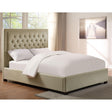  Steve Silver Furniture Isadora ID890QBEDS Queen Platform Bed - Sand IMAGE 1
