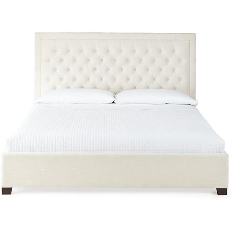  Steve Silver Furniture Isadora ID890KBEDW King Platform Bed - White IMAGE 2