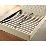  Steve Silver Furniture Isadora ID890KBEDW King Platform Bed - White IMAGE 3