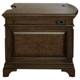  Coaster Furniture Hartshill 881281 72-inch 7-Drawer Executive Desk - Burnished Oak IMAGE 4