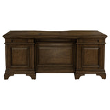  Coaster Furniture Hartshill 881281 72-inch 7-Drawer Executive Desk - Burnished Oak IMAGE 6