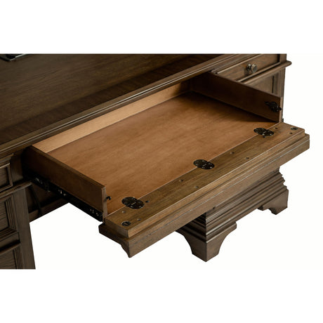  Coaster Furniture Hartshill 881282 66-inch 5-Drawer Credenza Office Desk - Burnish Oak IMAGE 11