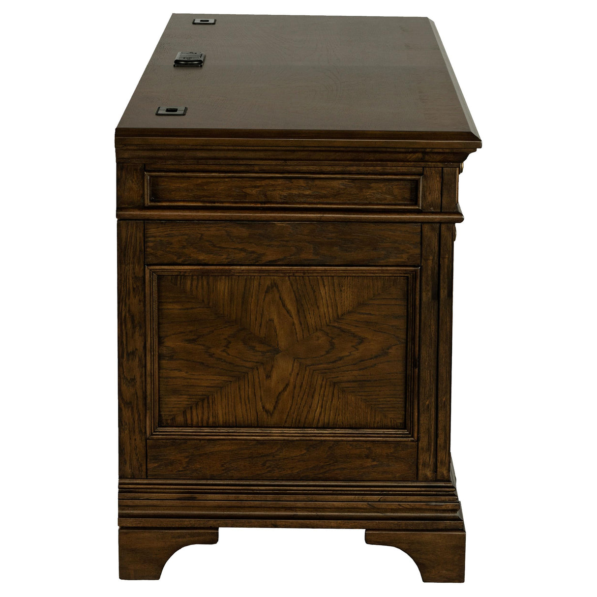  Coaster Furniture Hartshill 881282 66-inch 5-Drawer Credenza Office Desk - Burnish Oak IMAGE 7