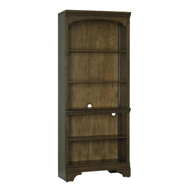  Coaster Furniture Hartshill 881285 78-inch 5-shelf Bookcase - Burnished Oak IMAGE 1