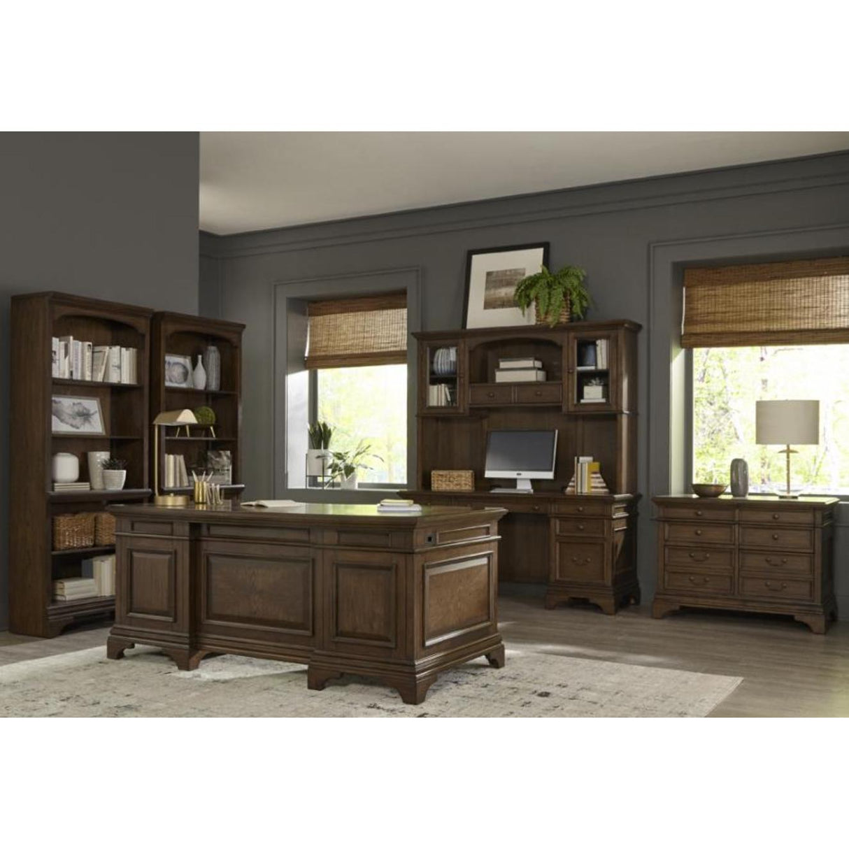  Coaster Furniture Hartshill 881285 78-inch 5-shelf Bookcase - Burnished Oak IMAGE 7